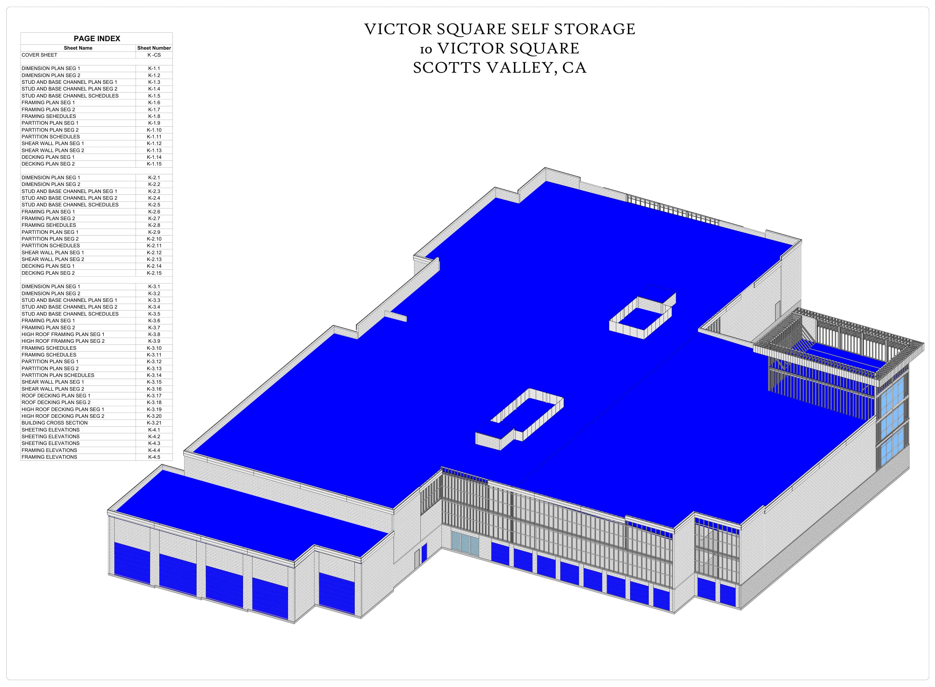 Light gauge steel framing overview for self-storage building